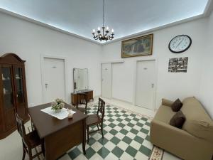 Posezení v ubytování Casa Crispi