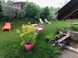 Zahrada ubytování Gîte - L'atelier au 19