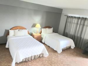 Postel nebo postele na pokoji v ubytování Hotel Posada Tierra Blanca