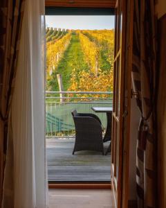 Balkon lub taras w obiekcie Weinberghaus am Burgstallkogel