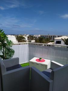 Balkón nebo terasa v ubytování Apartment El Sueño - GREAT SEA VIEWS - infinity POOL - free Wifi- smart TV-Residence Senator