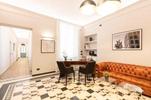 Кът за сядане в Foresteria di Piazza Cavour - Luxury Suites & Guest House