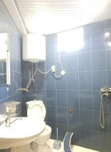 a bathroom with a toilet and a sink at Old House Hotel in Ureki +14 photos