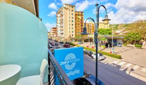 a view of a city street with cars on the road at ZEROPENSIERI B&B in Agropoli