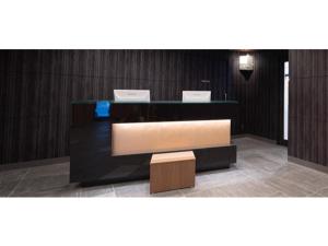 a reception desk with two sinks in a room at R&B Hotel Nagoya Ekimae - Vacation STAY 38769v in Nagoya