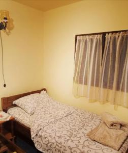 Postel nebo postele na pokoji v ubytování Brvnara Ljubičica
