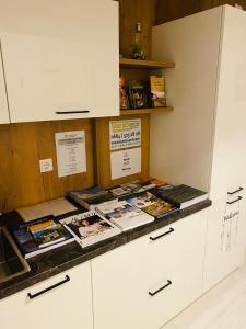 A kitchen or kitchenette at Sonnenweg Appartements