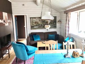 Posezení v ubytování Joängets Fjällgård