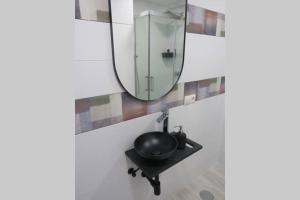 A bathroom at Apartamento Algarrobo Costa