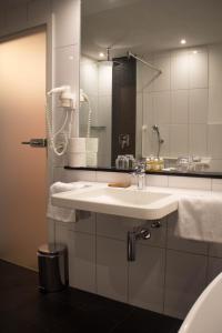 Koupelna v ubytování Hotel-Restaurant Zur Traube