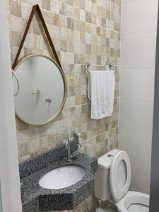 ห้องน้ำของ Aconchego Sertanejo