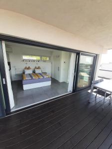 Voodi või voodid majutusasutuse Appartement Hareter toas