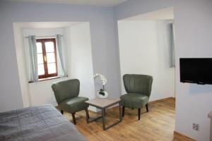 Sjónvarps- og/eða afþreyingartæki á Hotel Gurman