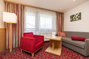 Istumisnurk majutusasutuses Hotel Pongauerhof