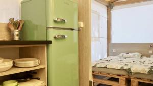 Postel nebo postele na pokoji v ubytování Glamping Tents - Camp Adriatic