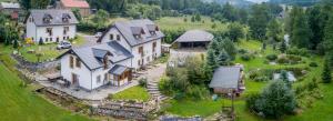 A bird's-eye view of Gościniec Pod Czeremchą