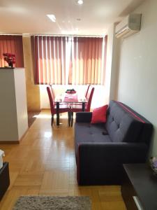 Χώρος καθιστικού στο Apartament Gomoiu Monza Arena Nationala