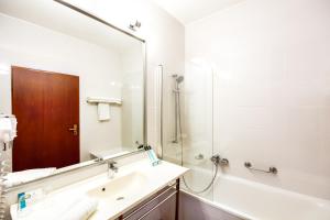 Kúpeľňa v ubytovaní Hotel Hanza