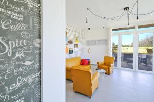 A seating area at Essential suite