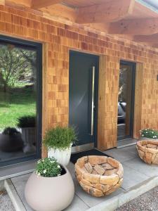 Vonkajšia záhrada v ubytovaní Pfändertraum Luxus Ferienhaus