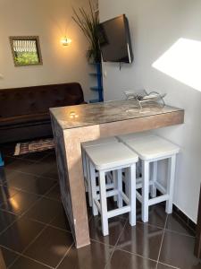 TV a/nebo společenská místnost v ubytování Sara Apartments Baska Voda