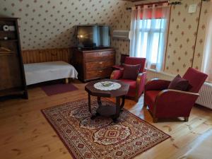 TV a/nebo společenská místnost v ubytování Avinurme Hostel