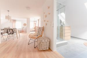 Dach.Loft Spitz in der Wachau的休息区