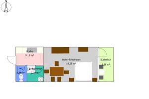 Plán poschodí v ubytovaní Haus Löger Apartments Pyhrn Priel