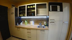 Kuchnia lub aneks kuchenny w obiekcie APARTAMENT JAN-53 Krynica Morska