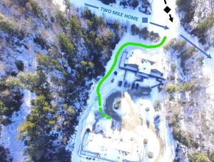 冬天的V3 Gorgeous SKI-IN Mountain View Townhouse with great views in Bretton Woods Fast wifi