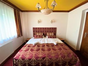 Letto o letti in una camera di Jáchymoff