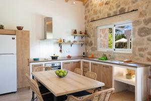 Kuchyňa alebo kuchynka v ubytovaní Pnoes Villas Vasiliki Lefkada