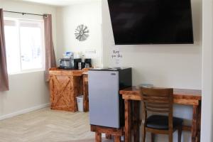 Kuchyň nebo kuchyňský kout v ubytování Hurricane Hideaway Lodging