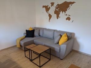 Posezení v ubytování Ferienwohnung MonSevi