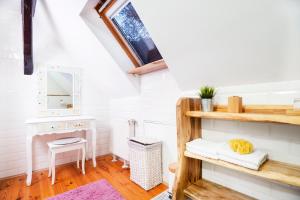 Koupelna v ubytování Villa Taborec