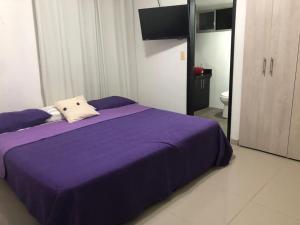 Postel nebo postele na pokoji v ubytování Apartamento Playero