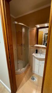 Et badeværelse på Dalma Apartment