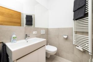 Koupelna v ubytování Fischis Alpen Appartements