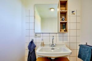 Ванна кімната в Ferienhaus Kaffeesatz
