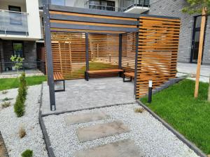 Ogród w obiekcie Loft Klonowa - Apartament z garażem