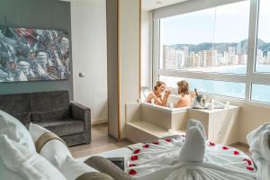 Część wypoczynkowa w obiekcie Hotel Boutique Villa Venecia