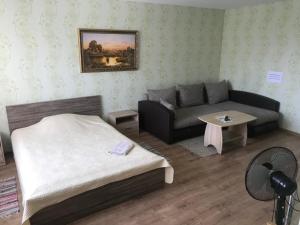 Posezení v ubytování Piramida Apartments