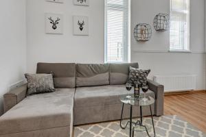 Część wypoczynkowa w obiekcie Blue Mandarin Apartments III Haffnera