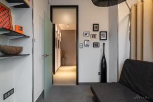 Posedenie v ubytovaní ORANGEHOMES 130 m2 APT with fantastic view to river Danube