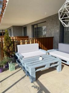 Balkón alebo terasa v ubytovaní Apartament Kołobrzeg Resort