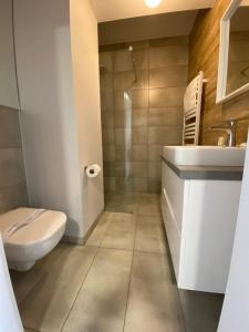 Kúpeľňa v ubytovaní Apartamenty Krynica No.1