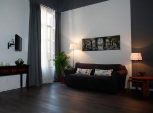 Posezení v ubytování Colom Apartments