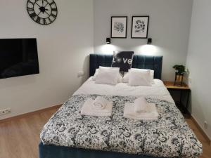 Posteľ alebo postele v izbe v ubytovaní Apartament Zofia 2 Przy Plaży