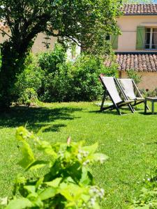 Zahrada ubytování Le Relais Notre Dame