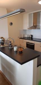 Kuchyň nebo kuchyňský kout v ubytování Snäck Apartment floor 11 sea view + 6 fotografií
